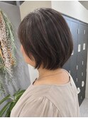 朝のセットが楽になるふんわり大人ショート