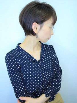 ラウンジ モリオ イケブクロ(Lounge MORIO Ikebukuro) 【morio池袋】大人可愛い前下がり透け感ショート♪