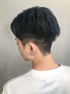 シャムオーツー 国分寺(CHAM:O2) ツーブロック×ブルーブラック