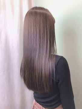 マノンヘアーデザイン(manon hair design..) ツヤカラーのオリーブベージュ