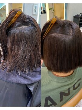 ロンドプランタン 恵比寿(Lond Printemps) 【Lond佐野】恵比寿でトリートメントより髪質改善できる縮毛矯正