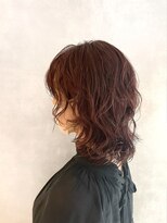 アイディール 心斎橋店(:ideal) 20代30代ネオウルフにパーマスタイル♪夏にも映えるピンクカラー