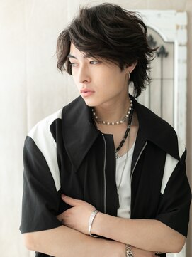 ダンディ館アダム 戸頭店 ニュアンスパーマが成功のカギ☆モテウルフマッシュA