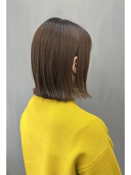 トップヘアー 中庄店(TOP HAIR fuapua) 切りっぱなしボブ【りり】
