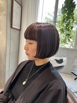 ロエ 平尾山荘(loe)&nbsp;【脱白髪染めハイライト】×大人ボブ