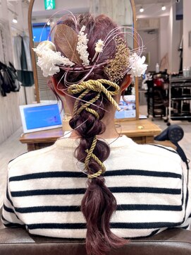 レイラバイアフロート 吉祥寺(Lila by afloat) あみおろし／成人式ヘアセット／ロングヘアアレンジ