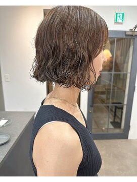 ユノ(juno) コテ巻き風パーマ ボブパーマ