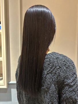 フレーム へアアンドトリートメント 天王寺北口店(FRAME) 酸性ストレート×ラベンダーカラー