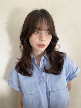 アンバー 池袋(amber) コテ巻き風パーマ/韓国風パーマ/ブラウンカラー[池袋駅]