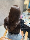 透明感ヘーゼルベージュ♪