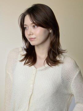 エンタク 新宿(enntaku) インナーカラー/ベージュ/韓国/前髪/顔周り/新宿西口/新宿駅