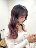ピンクラベンダー×グラデーション