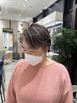 ステアケース 武蔵小杉店(stair:case)&nbsp;白髪ぼかし/ハイライト/脱白髪染め/大人ショート/髪質改善