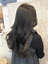 ノア 三宮店(NOA)&nbsp;【NOA】暗髪透明感ニュアンスブリーチなしカラー