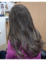 ナクレヘアー(nacure hair)&nbsp;バレイヤージュカラー/アッシュグレー系