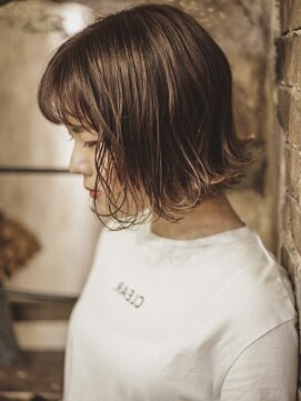 マギーヘア(magiy hair) magiyhair/下北沢/nico/外はねエアリーボブ＆アッシュグレージュ