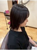 20代30代40代大人かわいいハイレイヤー黒髪セミロング