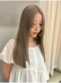 乾かすだけでキマる髪/馴染むハイトーンベージュ