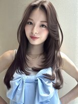 ミンクス 青山店(MINX) 【MINX】顔周り似合わせカット+デザインカラーベージュ_表参道