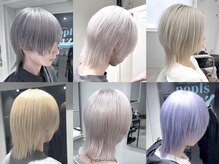 ポプルス(popls)の雰囲気（大人気メンズハイトーンウルフカット/中性ウルフ/マッシュウルフ）