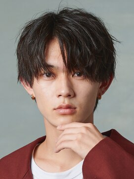 エルマーク 高槻(L-MARK) センターパート/ニュアンスパーマ/カルマパーマ/メンズ/眉毛