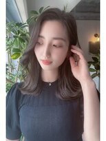 わとわ西鉄五条店 わとわセミディカールナチュラルレイヤーダークアッシュうる艶髪