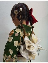 キュート Cute&nbsp;編みおろしツインテール