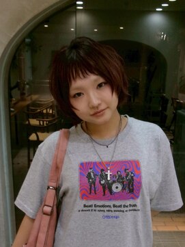 ヘアーブレイス(hair brace) 千葉駅/着物ヘア/大人ガーリー/ダークアッシュ/似合わせカット