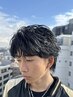 【動きのある毛流れ】メンズカット＋フェザーパーマ〈メンズ/パーマ/立川〉