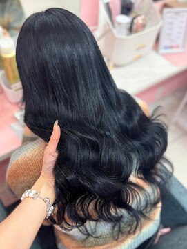 シーズン 大阪(SEASON) 【エクステ】ブルーブラック/韓国ヘア/エクステ大阪梅田駅