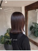 【栗本浩司】大人の艶髪ボブ