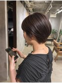ショートボブ/丸みショート/大人ショートボブ/小顔ショートボブ