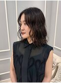 ニュアンスミディアムパーマ／低温デジタルパーマ／30代パーマ
