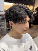 調布メンズパーマツイストスパイラルパーマ波巻きパーマツイスパ