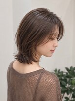 エルコット(elcot) 大人ミディアムレイヤー/レイヤーカット/小顔ヘア/40代50代60代