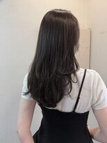 キャンバス バイ ネオリーブ 横浜西口(Canvas by neo.)&nbsp;韓国レイヤーロング×まとまり毛先ワンカールの暗髪艶
