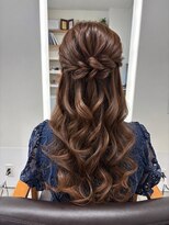 花恋 ハーフアップ