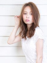 オーロ 緑地公園店(ORO)&nbsp;外国人のクセ気風ウェーブはサイドパートでクールに。