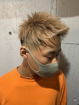 メンズ ラピス(Men's Lapis) 前下がりアップバング