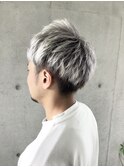 【VOGES】メンズシルバーグレー（根元黒残し）