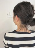 <Chainon.>オシャレ女子◎アレンジ/緩めお団子×オン眉
