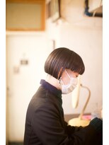 スリースリーナイン ヘアーアンドメイク(339 hair&make) 刈り上げパッツンボブ