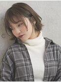  ボブ/カーキグレージュ/大人かわいい[恵比寿/恵比寿駅]