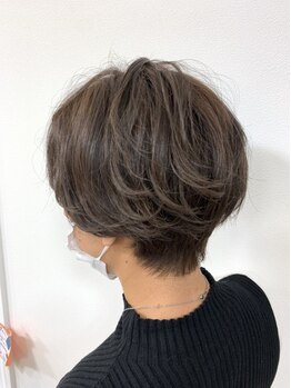 ボンズヘアー(Bonds Hair)の写真/お手入れもラクラク♪忙しい朝も早くオシャレに決まる◎【Bonds hair】のショートスタイルをご提案!