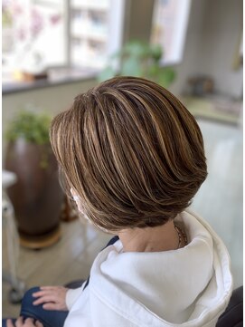 マーブル(marble) 白髪ぼかし