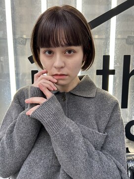 ムード カナザワ(mood kanazawa) ワイドバング×小顔ボブ