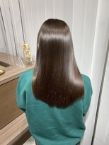 キュア 表参道(CURE)&nbsp;黒髪/グレージュカラー/ココアベージュ/ヘルシーロング[表参道]