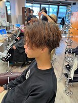 コワファーストナガサキシャンプーボーイ(COIFF1RST NAGASAKI SHAMPOO BOY)&nbsp;波巻き×センターパート