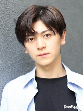 ノイセル(Noisyle) 黒髪マッシュコンマバング