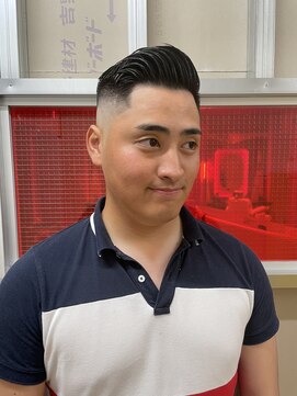 メリケンバーバーショップ トーキョー(MERICAN BARBERSHOP TYO) YS STILE.束感ショート.波巻き.ハイライト.マッシュパーマ91